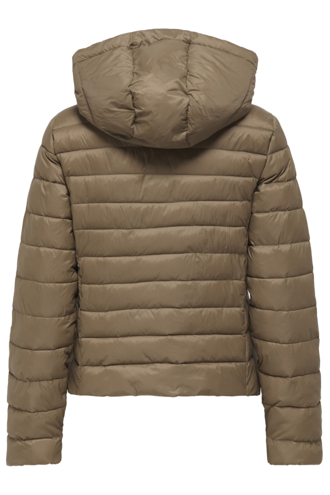 ONLTAHIA LW QUILTED HOOD JKT NOOS O 15352020 Cocoa Creme